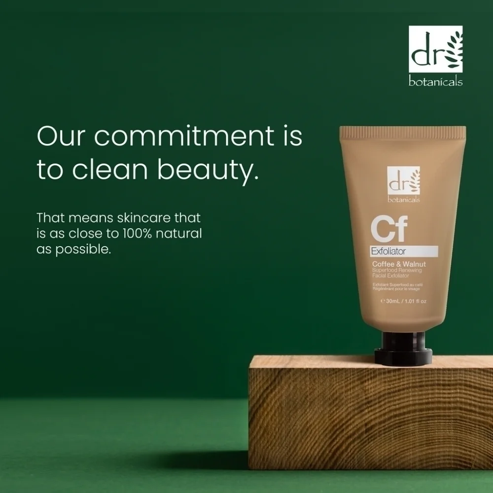 Dr. Botanicals Coffee & Walnut Superfood Renewing Facial Exfoliator